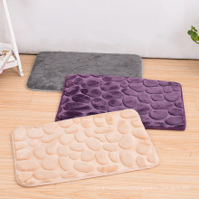 100% polyester memory foam custom bathroom rugs